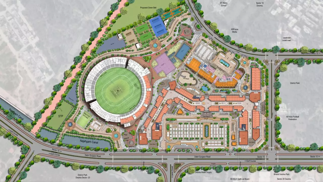 Omaxe Dwarka site plan